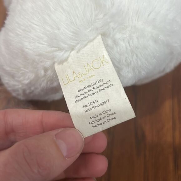 Lila & Jack 8” Lamb Sheep Plush Stuffed Animal - Picture 6 of 6